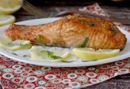 File de somon gătit în air fryer