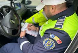 Autovehicul neînmatriculat identificat în trafic de către polițiști 