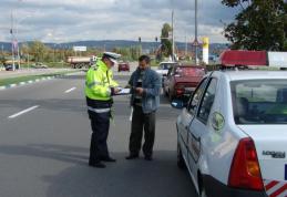 Depistat de polițiști la volanul unui autoturism neînmatriculat 