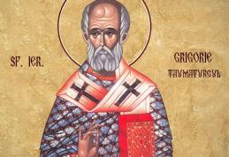 SINAXAR – 17 Noiembrie – Sf. Ier. Grigorie Taumaturgul, Episcopul Neocezareei