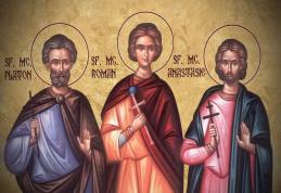 SINAXAR – 18 Noiembrie – Sfinţii Mucenici Platon, Roman şi Zaheu