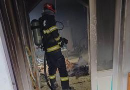 Incendiu generat de un arzător cu butelie, într-o locuință din Drăgușeni