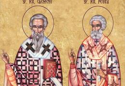 SINAXAR – 24 Noiembrie – Sfinții Mc. Clement, Episcopul Romei, şi Petru, Episcopul Alexandriei 