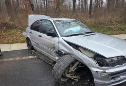 Accident între un autoturism și un microbuz la Bălușeni 