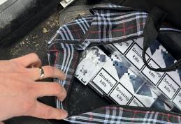 Țigări de contrabandă confiscate din zona Pieței Centrale din Dorohoi