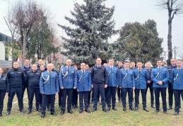 Moment festiv la Inspectoratul de Jandarmi Județean Botoșani de Ziua Națională a României