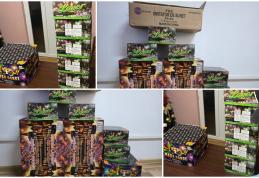 Articole pirotehnice ridicate de către polițiști