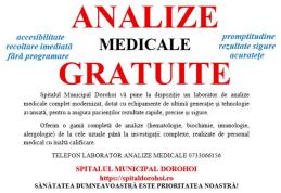 Laboratorul de Analize Medicale al Spitalului Municipal Dorohoi. Performanță, precizie și încredere – aproape de tine!
