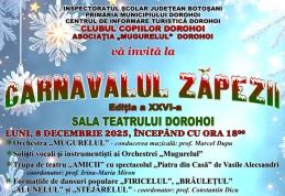 „Carnavalul Zăpezii”- concertul tradițional de sărbători al Clubului Copiilor Dorohoi a ajuns la ediția a XXVI-a