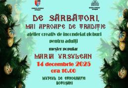 „De sărbători, mai aproape de tradiție” Ateliere creative de încondeiat globuri