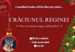 „Crăciunul Reginei” - Concert caritabil organizat de elevii Liceului „Regina Maria” Dorohoi