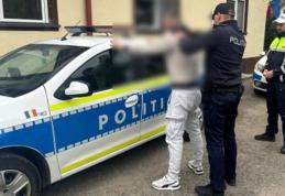 Reținut după ce a furat o mașină apoi a abandonat-o avariată