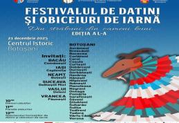 Festivalul de Datini și Obiceiuri de Iarnă „Din străbuni, din oameni buni…”, Ediția a L-a, 21 decembrie, Botoșani