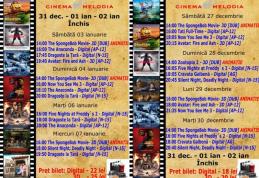 Vezi ce filme vor rula la Cinema „MELODIA” Dorohoi, în perioada 27 decembrie – 7 ianuarie – FOTO