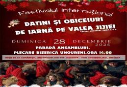 Festivalul Internațional „Datini și Obiceiuri de Iarnă pe Valea Jijiei” a doua ediție - Ungureni și Săveni