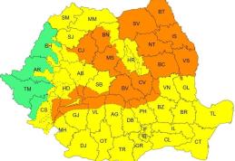 Atenție! Cod portocaliu de vânt pentru județul Botoșani