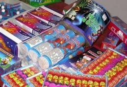 Articole pirotehnice confiscate de polițiștii de la Săveni