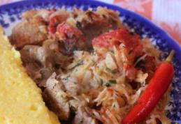 Varză cu carne de porc la cuptor