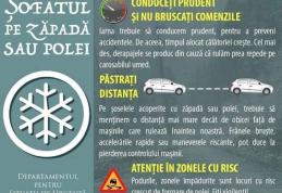 Atenționare tip COD GALBEN de ninsori, lapoviță și ploi pentru județul Botoșani