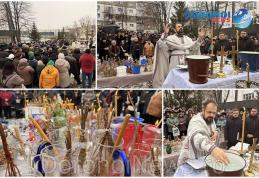 Bobotează 2026: Credincioșii din Dorohoi și împrejurimi au primit Agheasma Mare - FOTO