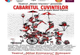 Zilele Eminescu: spectacolul „Cabaretul cuvintelor”, pe scena Teatrului „Mihai Eminescu” din Botoșani