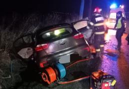 Doi bărbați au ajuns la spital în urma unui accident rutier produs în comuna Prăjeni