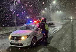 Polițiștii IPJ Botoșani monitorizează starea drumurilor publice din județ