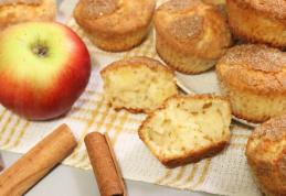 Brioșe cu mere și scorțișoară