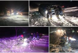 Intervenții ale pompierilor în urma ninsorilor viscolite și a vântului puternic din județul Botoșani