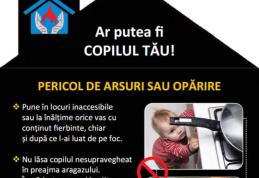 Aveți grijă de copiii dumneavoastră! Nu îi lăsați singuri în bucătărie!
