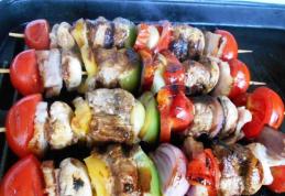 Frigărui din legume și carne de porc