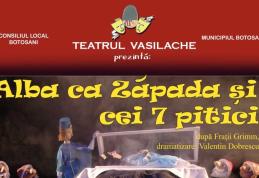 „Albă ca Zăpada şi cei 7 pitici” în această săptămână la Teatrul „Vasilache”