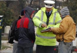 24 de sancțiuni aplicate pietonilor care au încălcat regulile de circulație