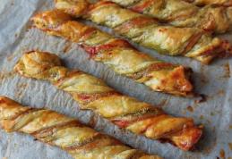 Baghete răsucite cu mozzarella