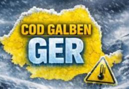 Codul Galben de ger pentru județul Botoșani a fost prelungit