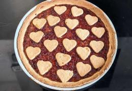 Tartă cu gem de căpșuni