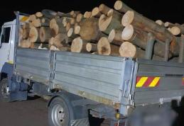 Material lemnos confiscat de polițiștii dorohoieni