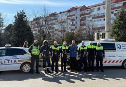 Gest de apreciere în trafic oferit de polițiștii botoșăneni