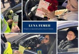 Luna Femeii – mesaj de respect și siguranță transmis de polițiștii botoșăneni