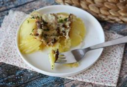 Cartofi gratinați la air fryer