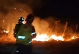 Aproximativ 15 hectare de teren din Leorda afectate de un incendiu produs din imprudență