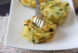 Mini brioșe cu piure de cartofi