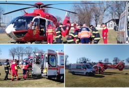 Bărbat în stare gravă preluat de elicopterul SMURD de la Dorohoi