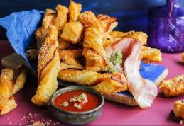 Baghete răsucite din foitaj