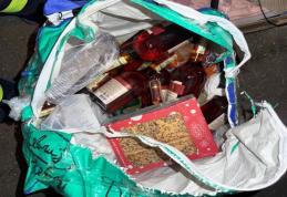 Contrabandă cu băuturi, oprită la Stânca 