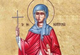 SINAXAR – 27 Martie – Sf. Mc. Matrona din Tesalonic(Denia Acatistului Bunei Vestiri)