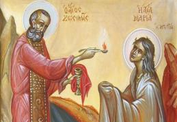 SINAXAR – 29 Martie – Duminica a 5-a din Post (a Cuvioasei Maria Egipteanca)