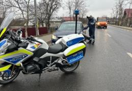 Permis suspendat pentru 60 de zile și amendă de peste 1.200 de lei, după o depășire neregulamentară