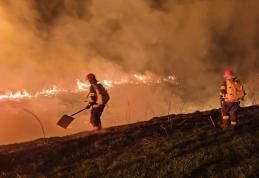 Pompierii au intervenit pentru stingerea a patru incendii de vegetație uscată și stuf