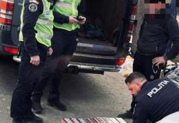 4.000 de țigarete confiscate de polițiști în urma unui control rutier